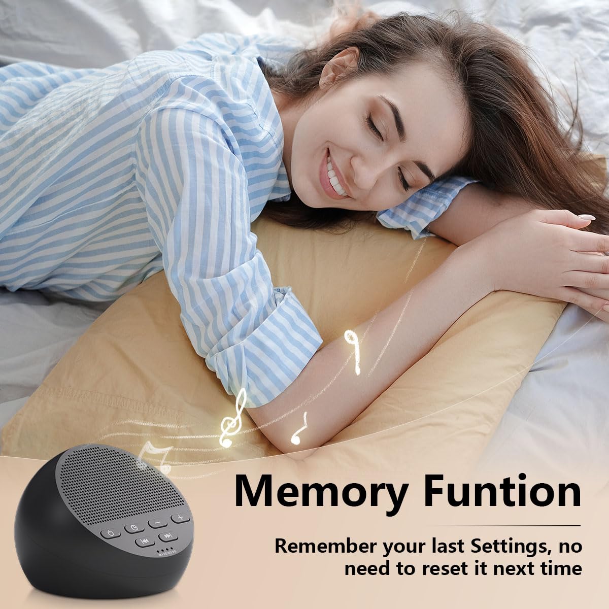 iDealSleep memoria de última configuración para continuar donde quedó.