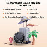 iDealSleep detalle de ventilador suave para dormir en casa o viaje