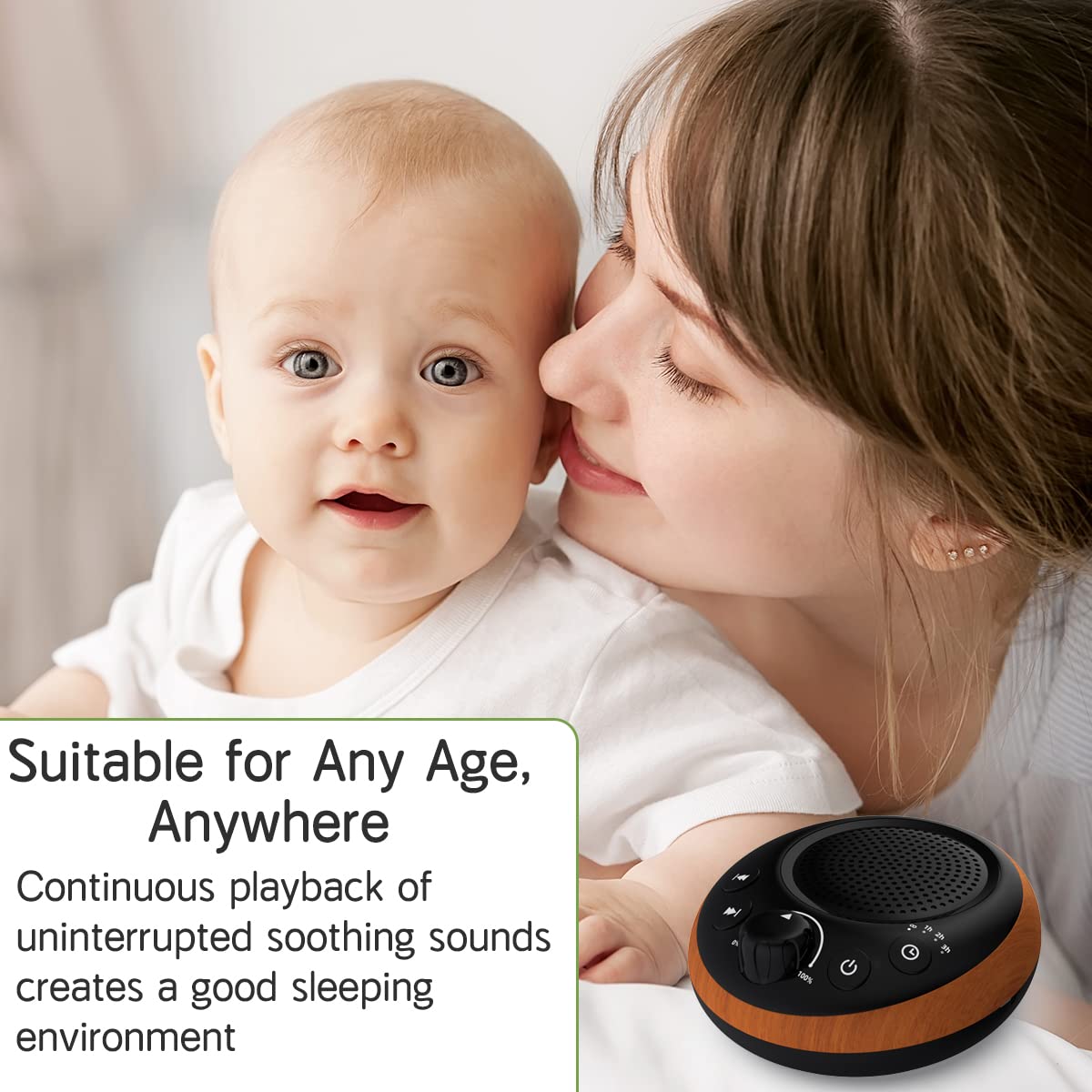 Idealsleep sonidos para bebé: nanas y latido relajante para dormir