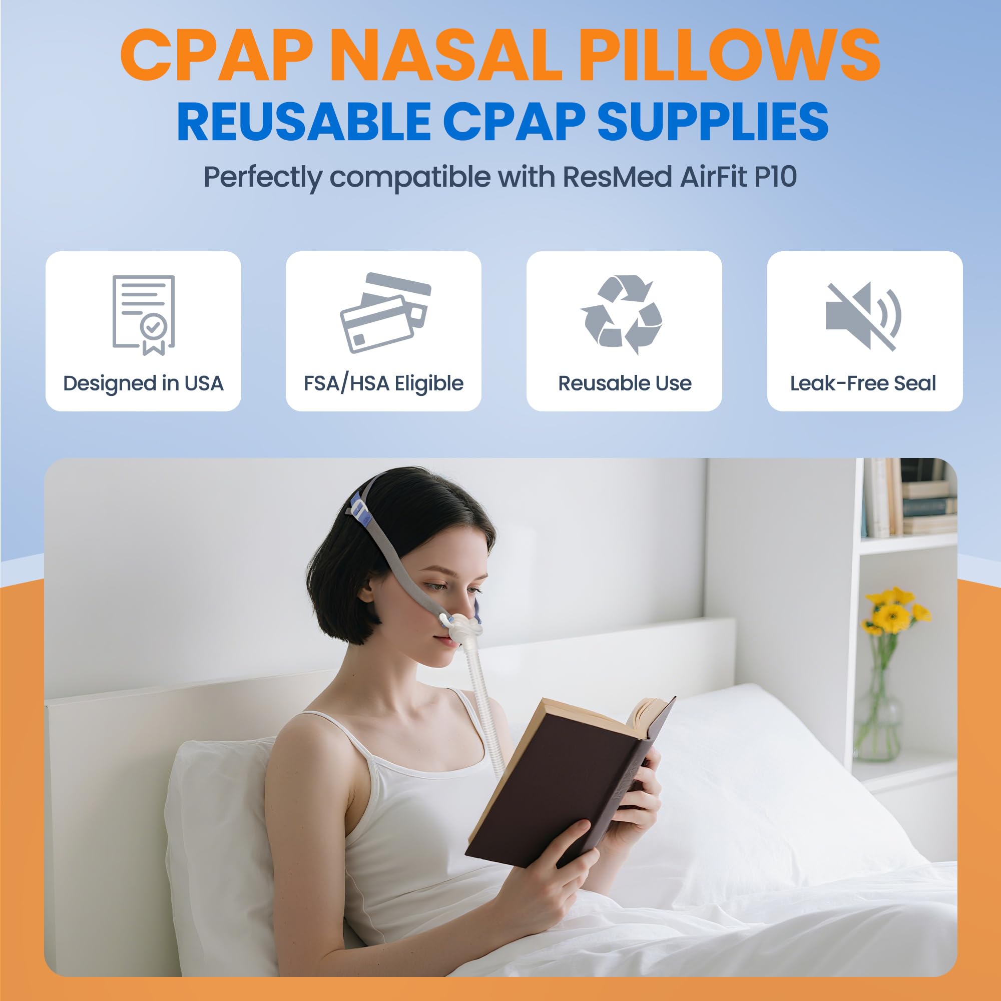 IDEAR P10: compatibilidad completa con AirFit P10 para instalación sin complicaciones.