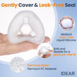 IDEAR sellado nasal AirFit N20 firme para dormir sin fugas.