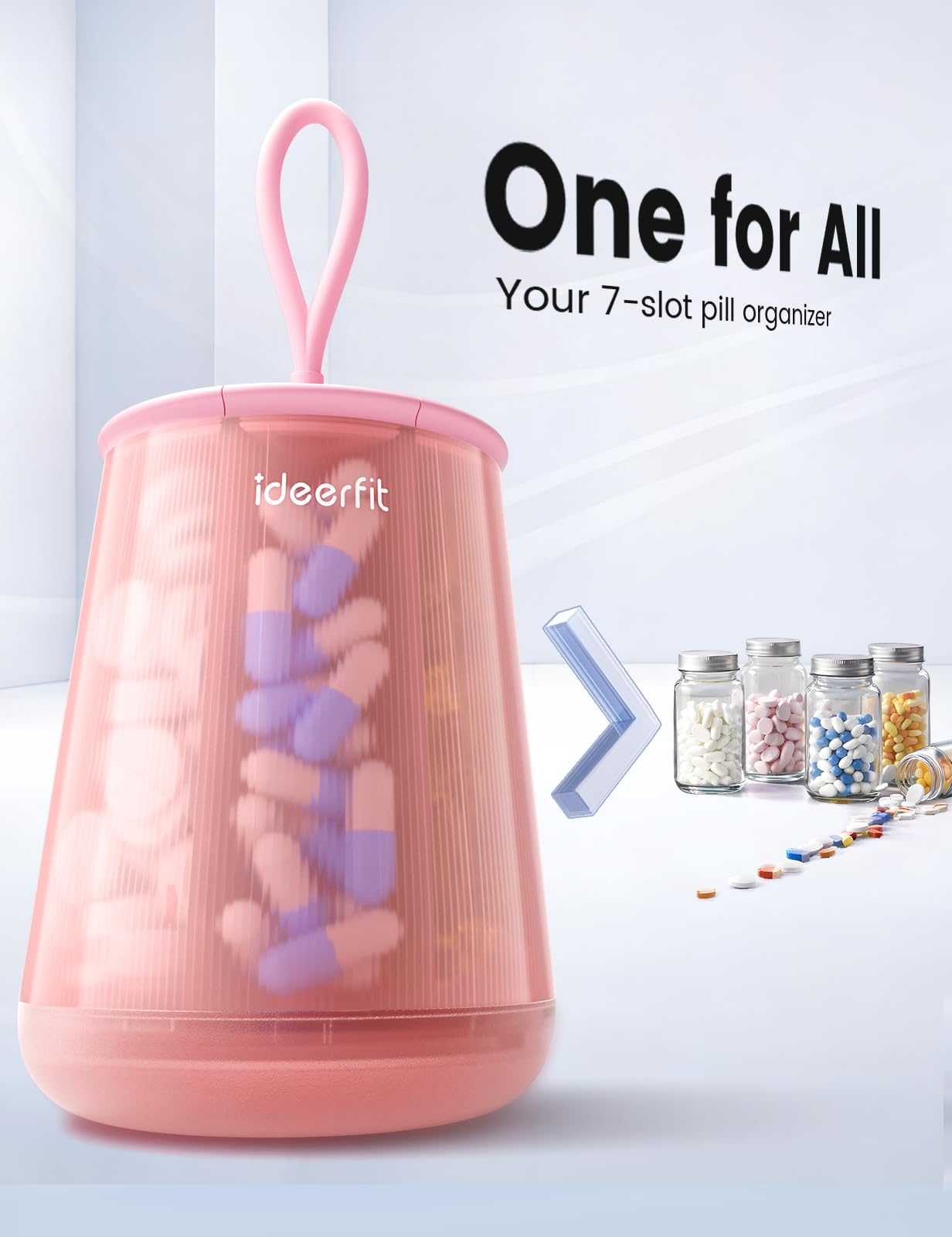  Ideerfit materiales aptos para alimentos certificados por FDA en rosa