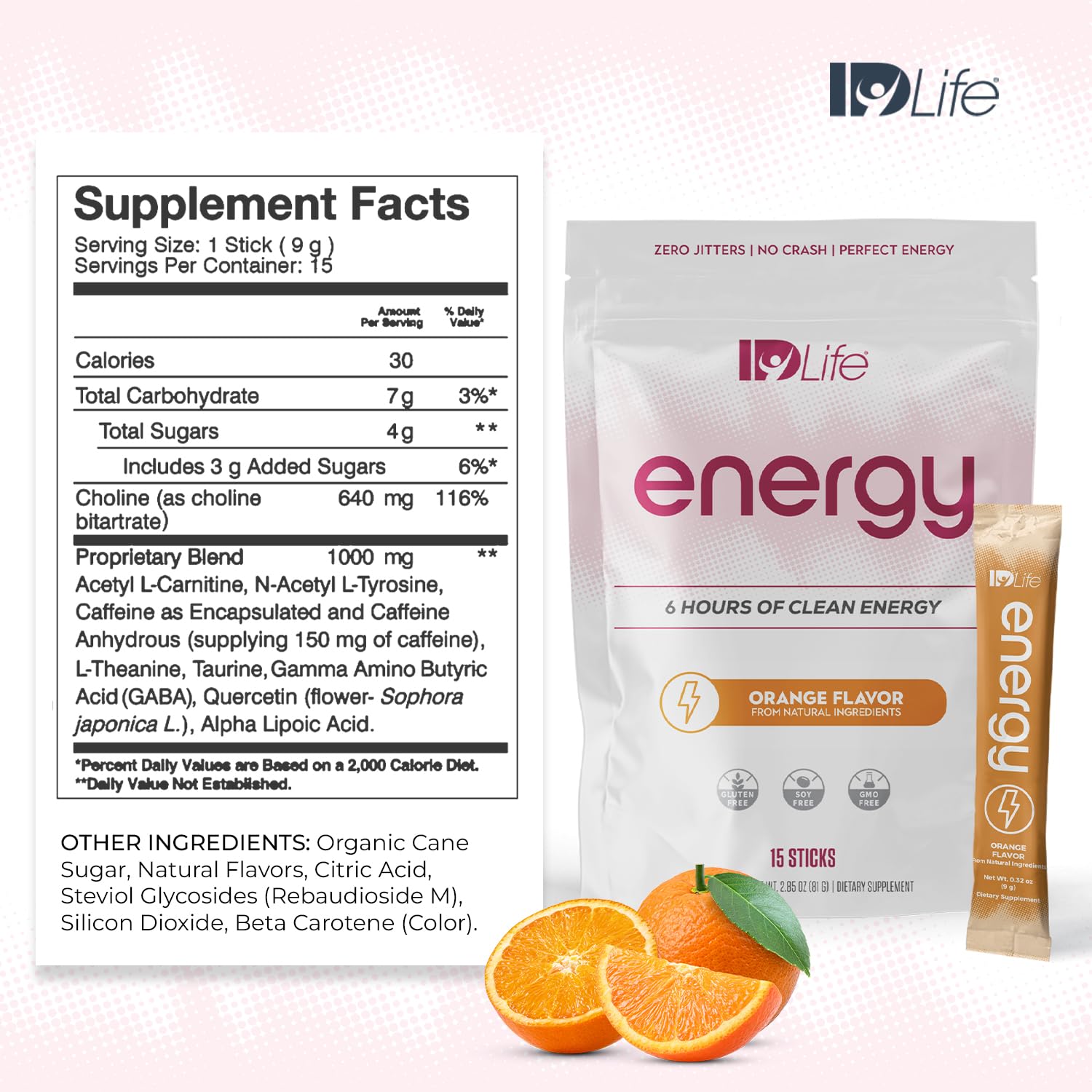 IDLife Fruta Punch: sobre de energía versátil para trabajar o entrenar.