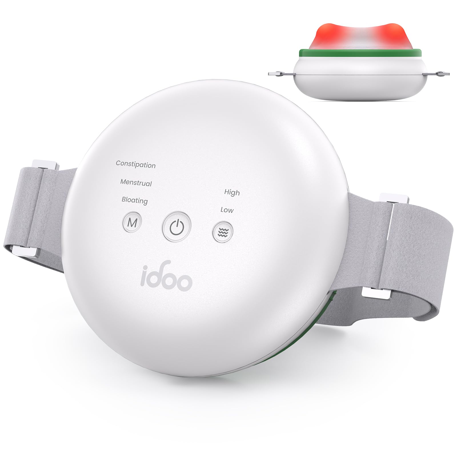 iDOO Masajeador Abdominal con diseño ergonómico para uso diario en casa.