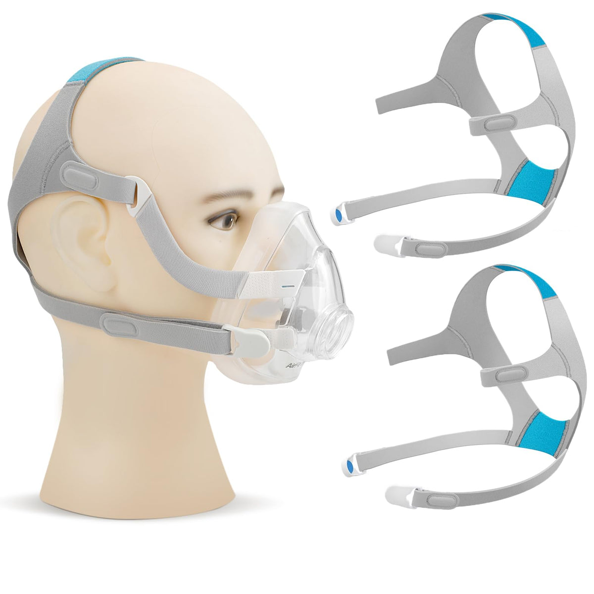 Iduola correas-cabezal F20 dos packs con cierres magneticos brindan ajuste seguro y comodidad.