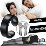IENRGJ Anillo magnético anti-ronquidos, mejora la respiración durante la noche.