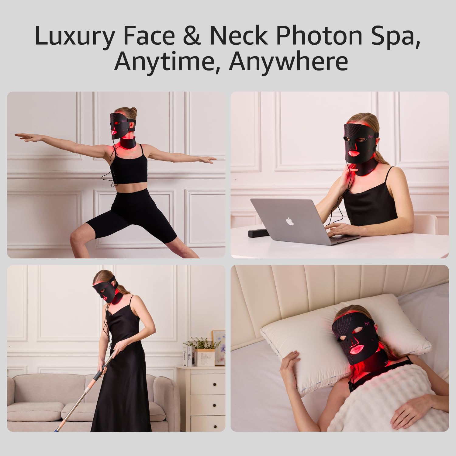 IFAE mascarilla recargable y portátil para sesiones en cualquier lugar.