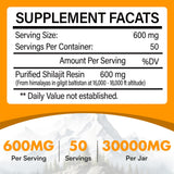 ifendly Shilajit Resina 85 minerales para soporte nutricional equilibrado.