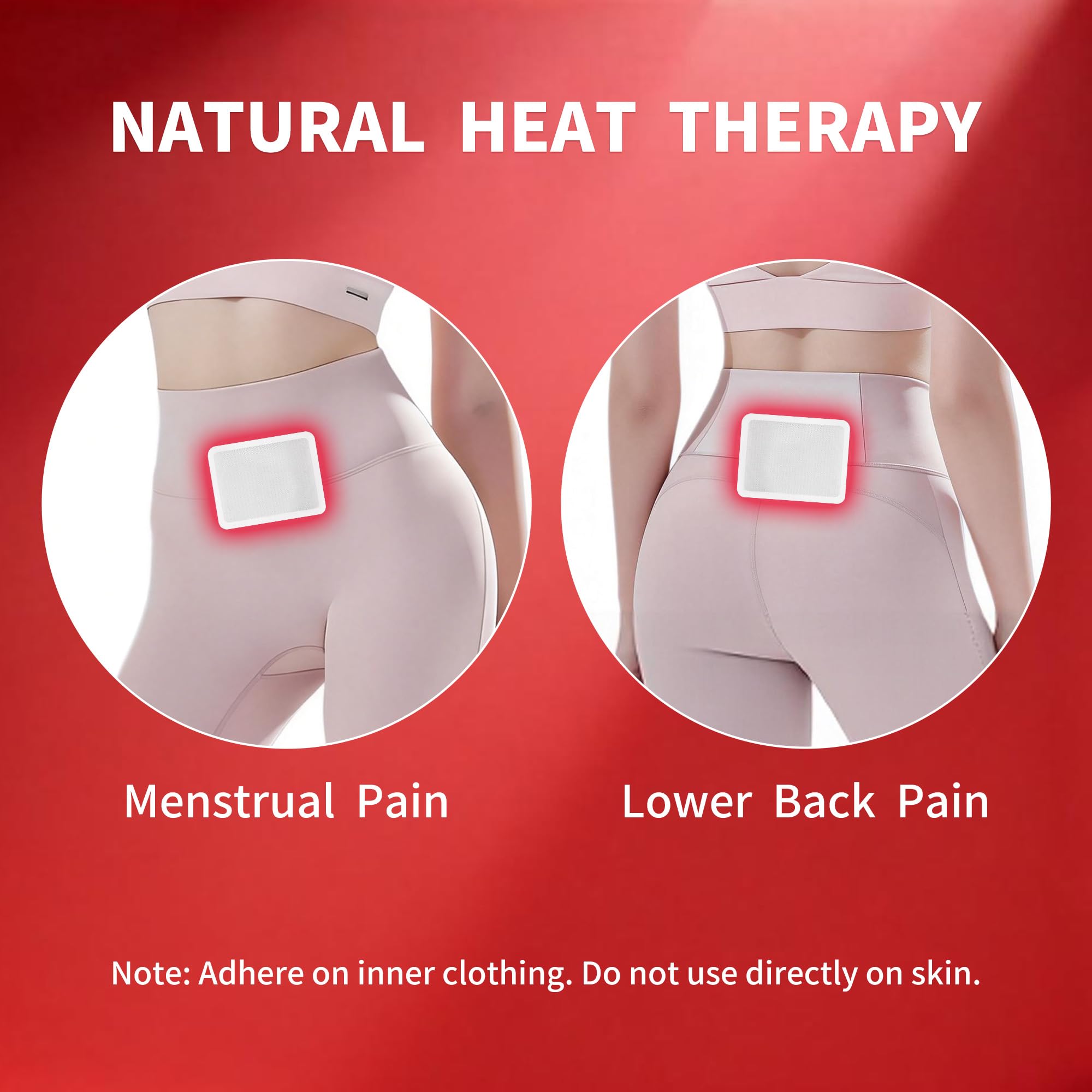 ifory parches calor bajo ropa, diseño discreto y cómodo.