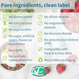 Igennus B12 sabor fresa, tabletas sin azúcar