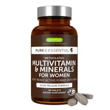 Igennus multivitaminas mujer, botella visible para energía diaria.