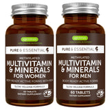 Igennus multivitaminos metilados en botella dos-pack para uso diario.