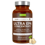 Igennus Omega-3 EPA 500 mg en botella, sabor limón, apoyo a la salud general