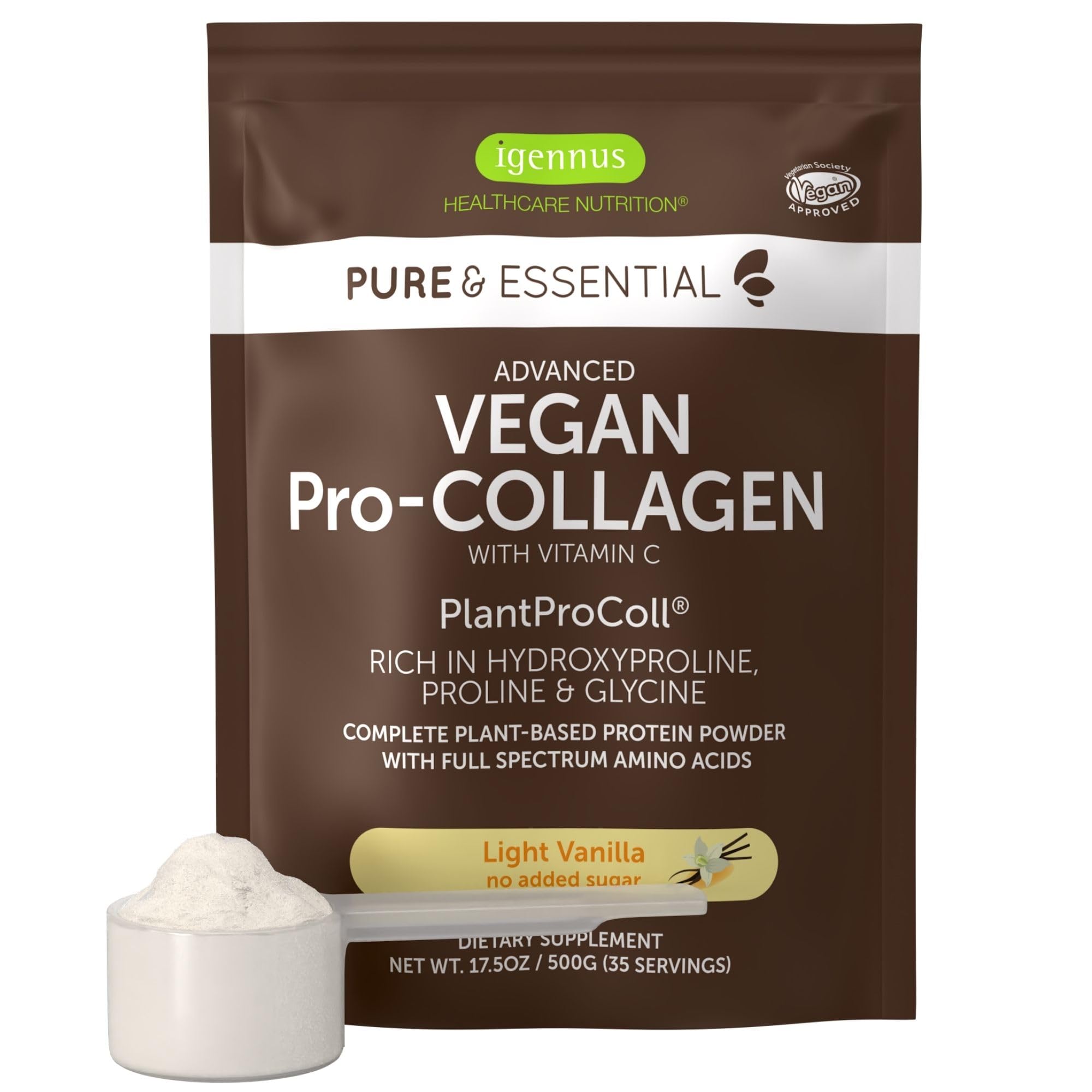 Igennus vegano avanzado sabor vainilla ideal para batidos cremosos