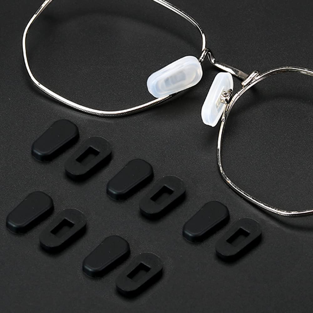 iGeyzoe cubiertas nariz silicona 18 pares, antideslizante para gafas