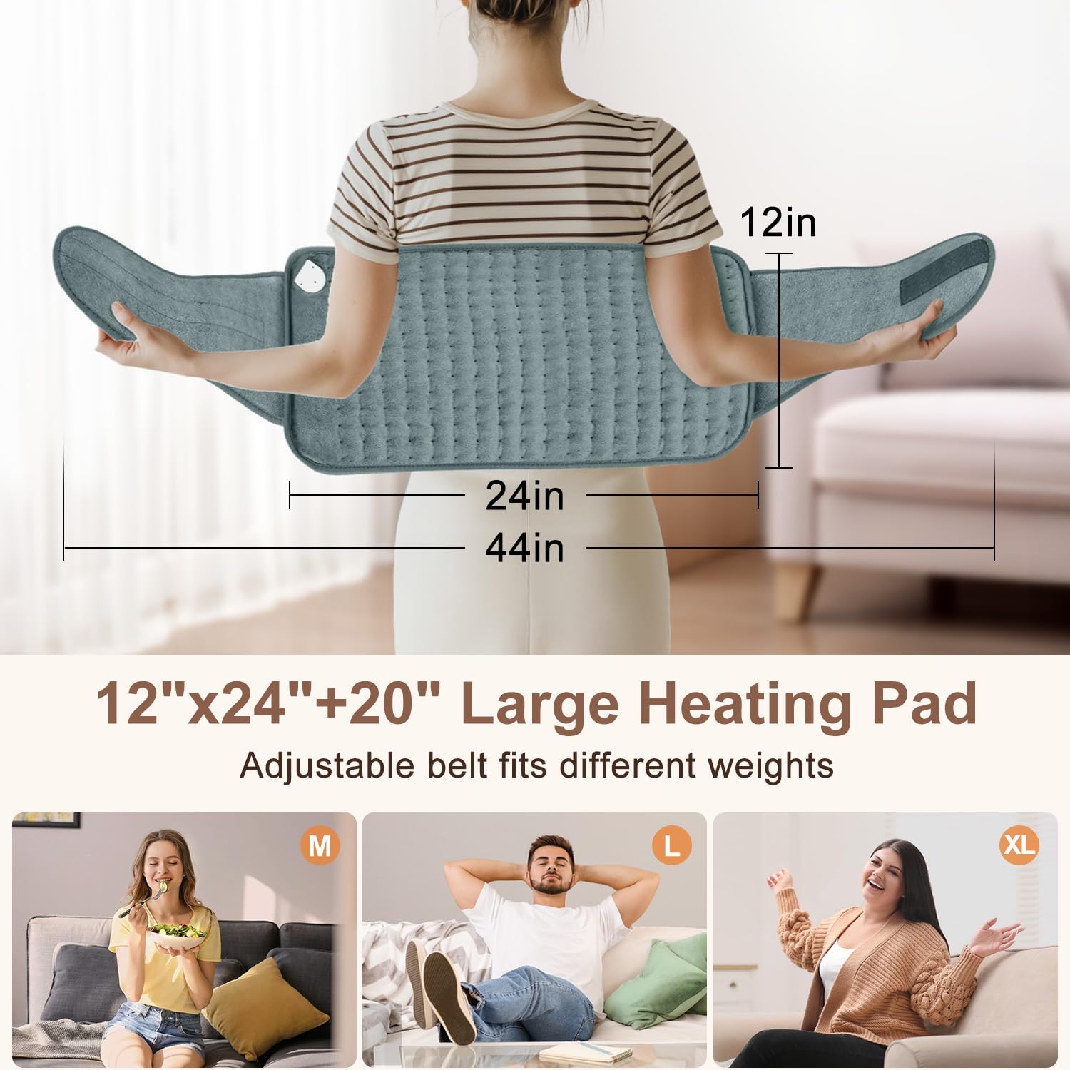 IGXHAVIZ tela lavable a máquina para limpieza fácil