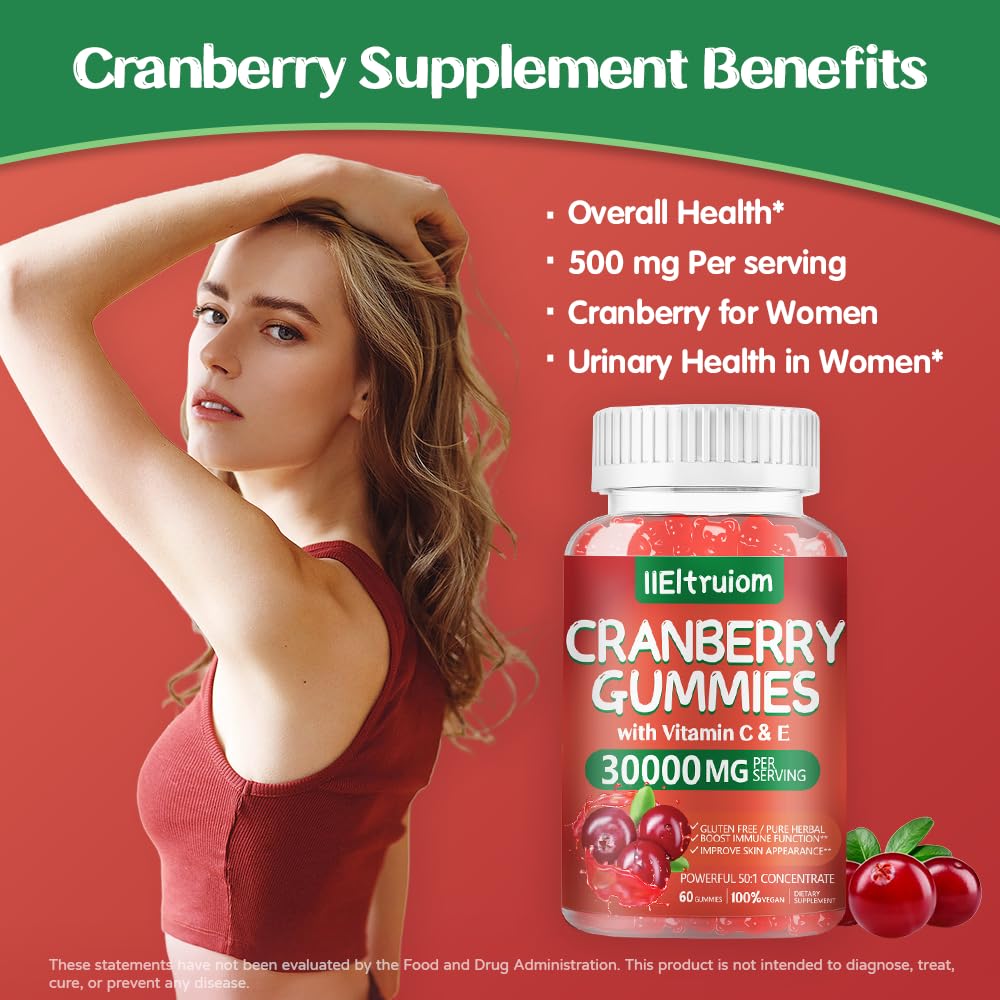 IIEltruiom gominolas cranberry hibisco: enfoque en sabor natural