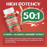 IIEltruiom gominolas cranberry primer plano de ingredientes hibisco y vitamina C