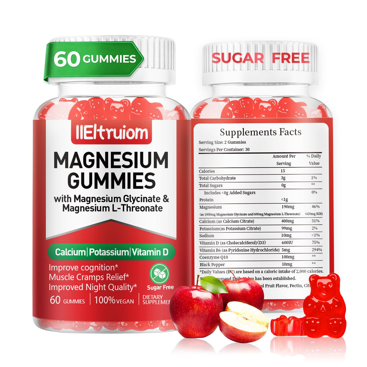 IIEltruiom gomitas magnesio liposomal para niños con absorción superior