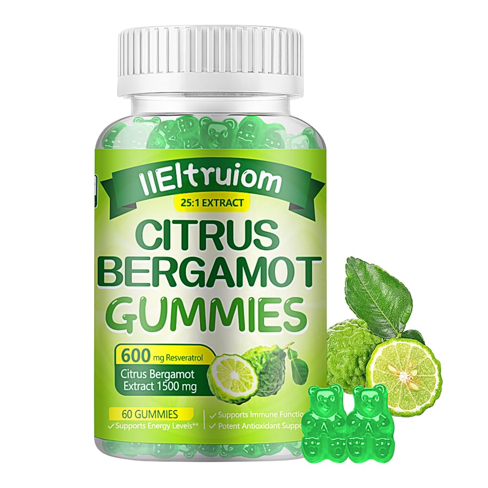 IIEltruiom gomitas bergamota en botella para consumo diario