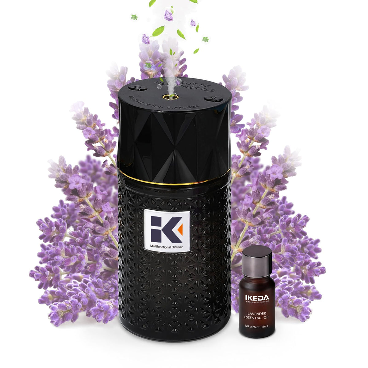 Ikeda difusor de aceites con iones negativos para purificar y perfumar el ambiente.