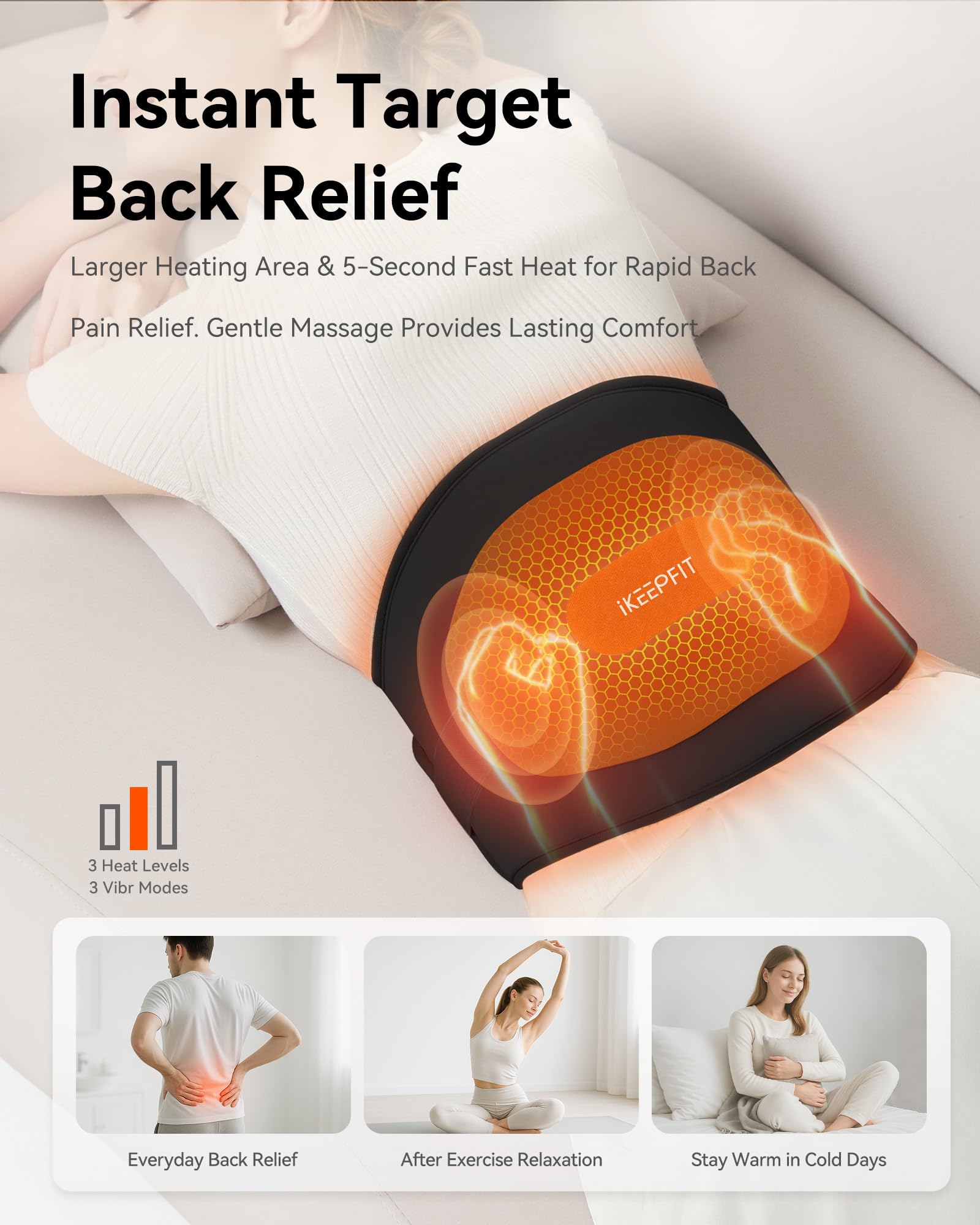 IKEEPFIT MAXwarm 3.0 correas de extensión para ajuste de 28 pulgadas.