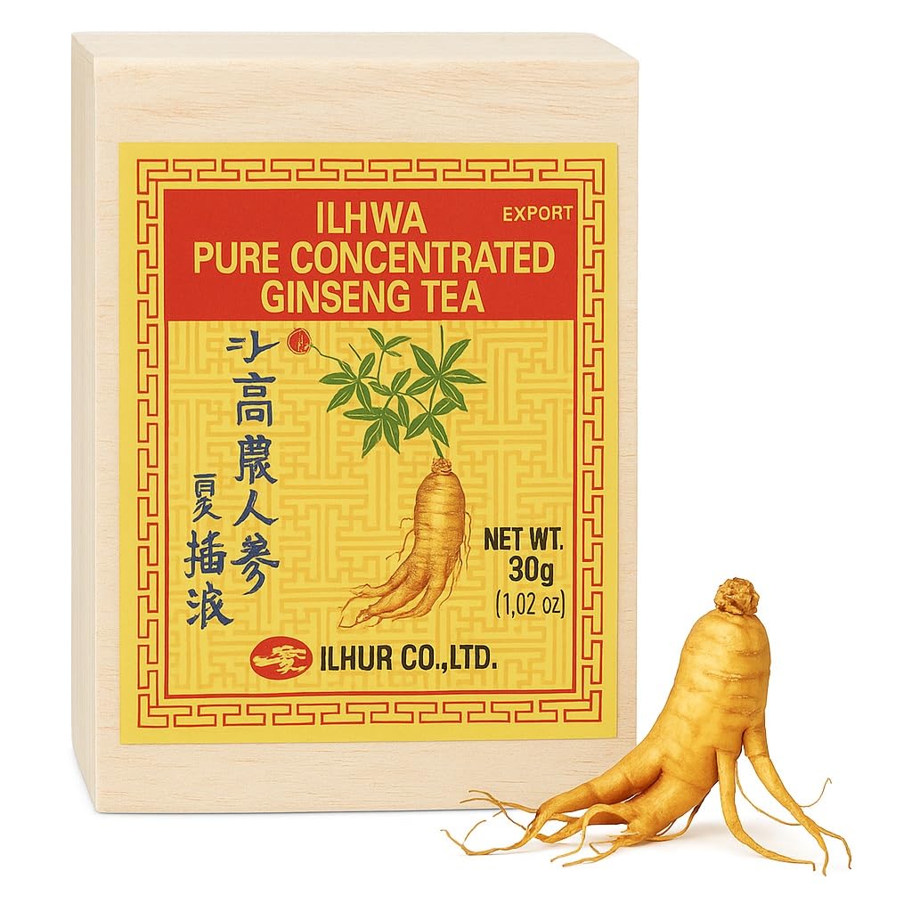 Ilhwa ginseng puro té concentrado 30 g: preparación en taza para una experiencia reconfortante