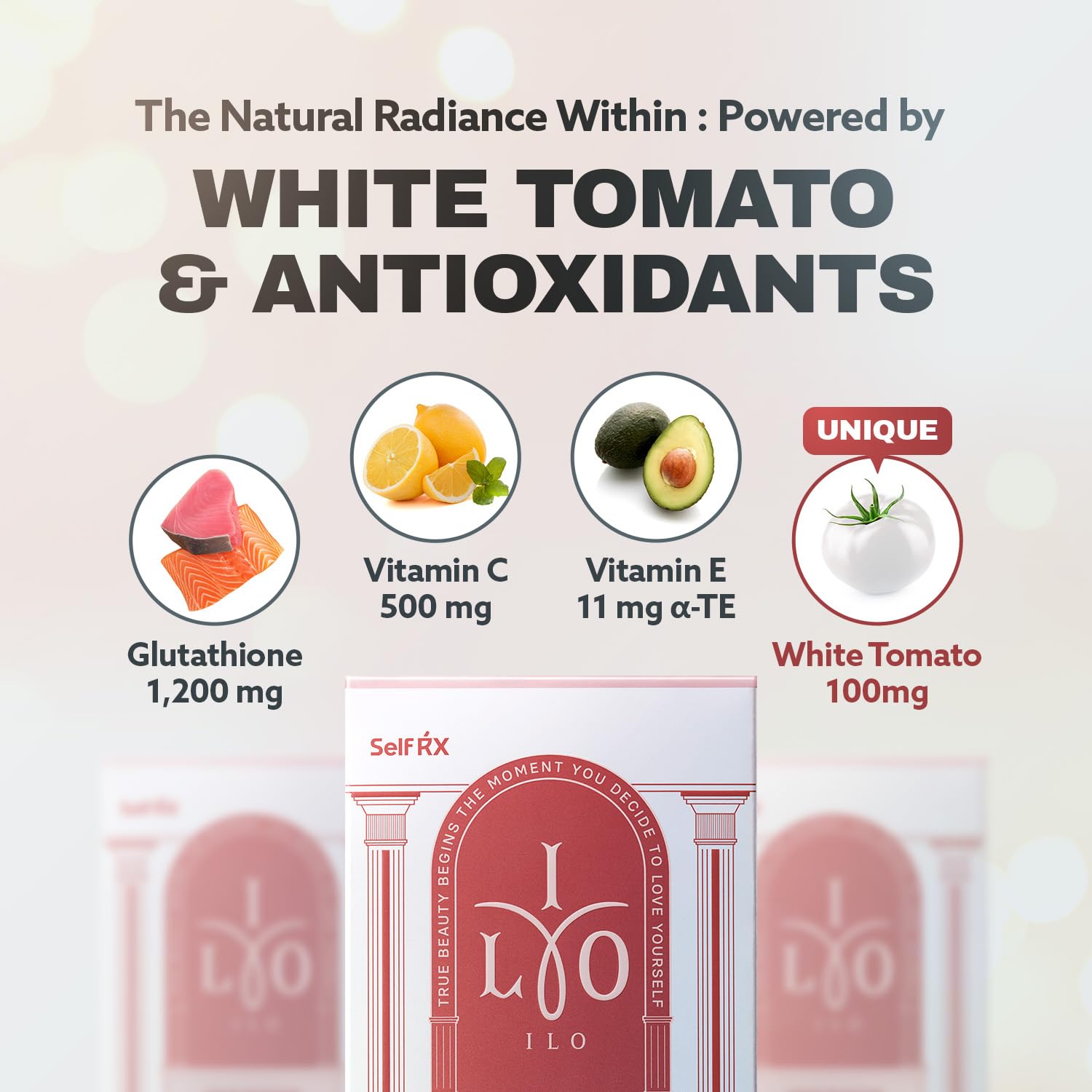Sabor manzana verde de ILO Whitathione, perfecto para mezclar en bebidas.