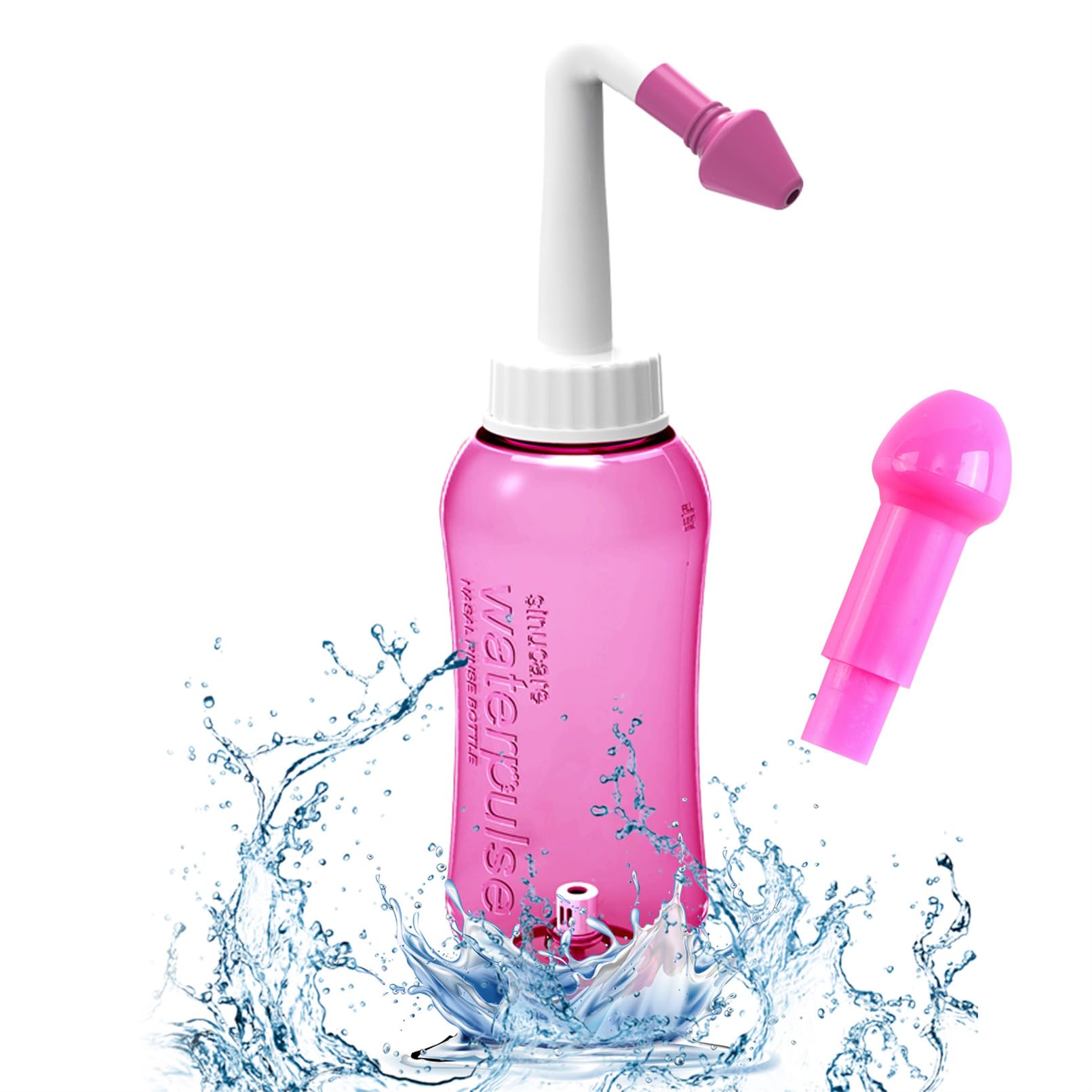 ILSSLI Neti Pot botella de 300 ml para lavado nasal cómodo