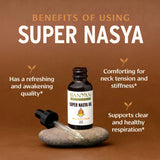 Banyan Botanicals Super Nasya Oil – Ayurvedic Physician Formulated Nasal Drops – Lubricating Nasal Moisturizer with Rose & Sandalwood – Supports Healthy Respiration & Sinus Comfort – 1 oz