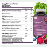 Dr. Fuhrman Multivitamínico para Mujeres (2 Meses) + D3 | Apoyo Inmunitario Vegano con B12 y Zinc | 17 Frutas y Verduras de Origen Entero | No GMO