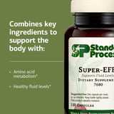 Standard Process Super-EFF Fluid Level Dietary Supplement - Non-Dairy, Non-Soy, & Non-Grain - Fluid & Energy Level Support - 150 Capsules
