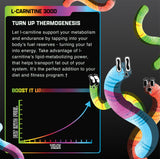 Nutrex Research L-Carnitine Liquid 3000 – Sour Worms | Stimulant-Free L-Carnitine Shots, 31 Servings