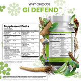 Clean Nutraceuticals GI Defend: Suplemento Digestivo Todo-en-Uno con Psyllium, Corteza de Olmo Resbaladizo y Probióticos