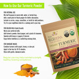 PureAyurbliss cúrcuma en polvo para apoyar inmunidad diaria