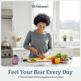 Dr. Fuhrman Multivitamínico para Mujeres (2 Meses) + D3 | Apoyo Inmunitario Vegano con B12 y Zinc | 17 Frutas y Verduras de Origen Entero | No GMO