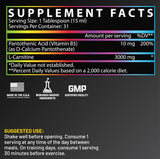 Nutrex Research L-Carnitine Liquid 3000 – Sour Worms | Stimulant-Free L-Carnitine Shots, 31 Servings