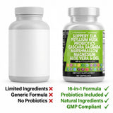 Clean Nutraceuticals GI Defend: Suplemento Digestivo Todo-en-Uno con Psyllium, Corteza de Olmo Resbaladizo y Probióticos