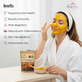 PureAyurbliss mascarilla de cúrcuma para piel suave