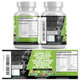 Clean Nutraceuticals GI Defend: Suplemento Digestivo Todo-en-Uno con Psyllium, Corteza de Olmo Resbaladizo y Probióticos