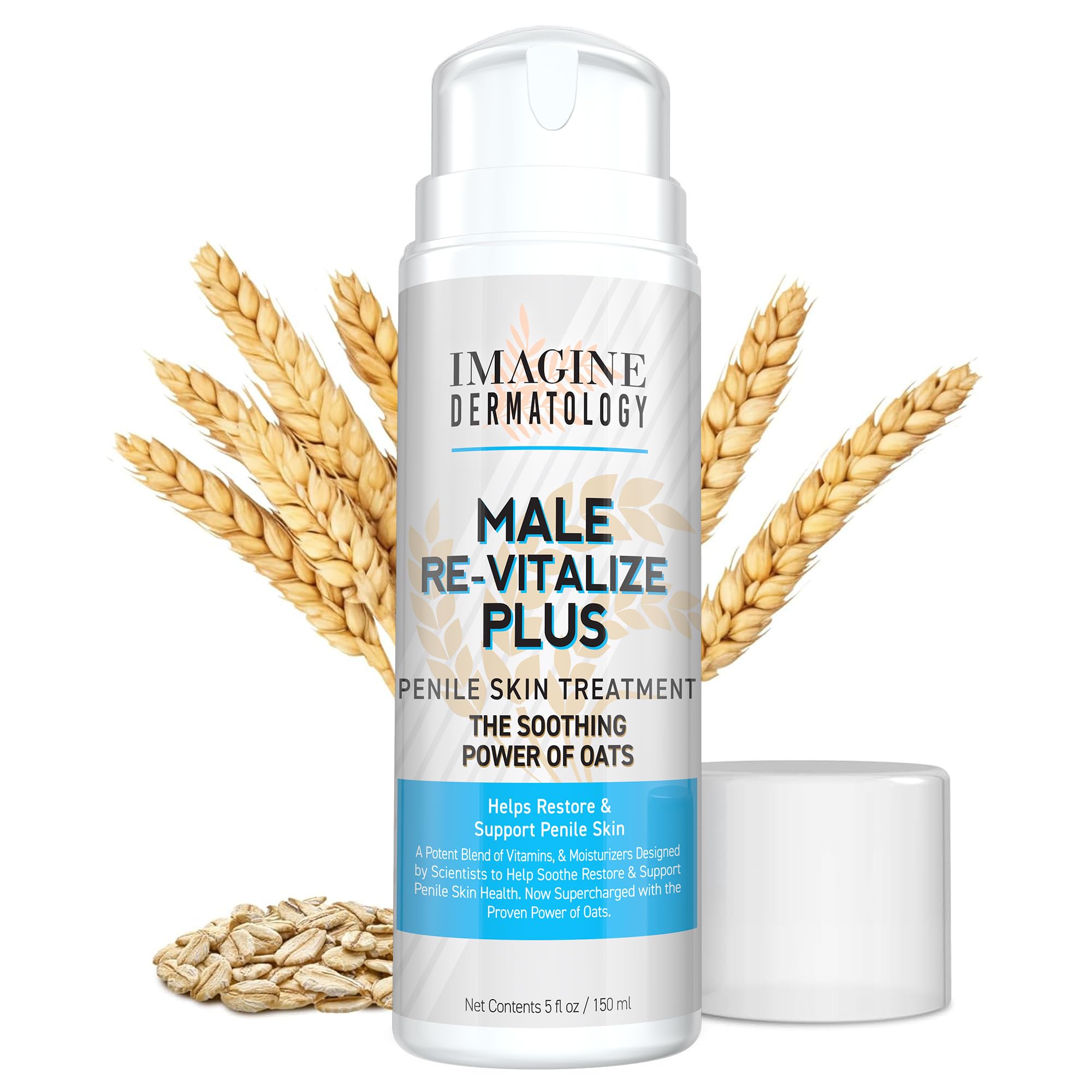 Imagine Dermatology crema para pene en bote, hidratación diaria.