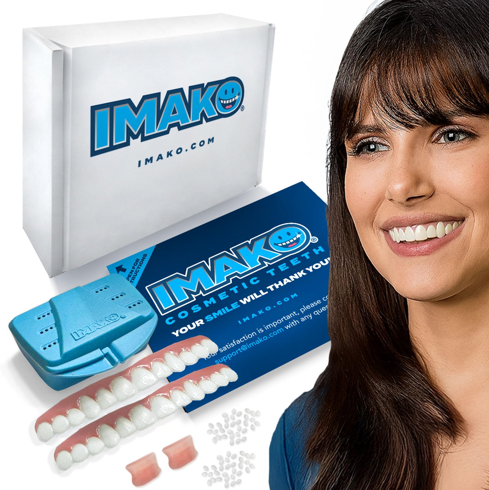 Imako Premium Cosmetic Uppers diseño delgado y flexible para ajuste cómodo
