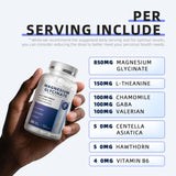 iMATCHME Cápsulas de magnesio 850 mg, dosis y absorción suave.