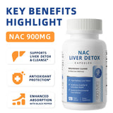 Etiqueta de iMATCHME NAC 900 mg con lista de ingredientes clave.