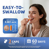 Cápsulas vegetales de iMATCHME NAC 900 mg aptas para vegetariano.