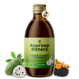iMATCHME Soursop Bitters en botella de vidrio, apoyo digestivo suave.