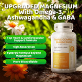 iMATCHME Triple Magnesium Complex con GABA y ashwagandha, enfoque para la calma nocturna.