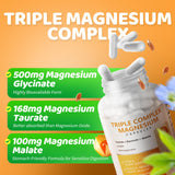 iMATCHME Triple Magnesium Complex con omega-3, apoyo para la salud cardiovascular.
