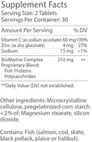 Imedeen Derma One, detalle de tableta, rica en vitamina C y zinc para la piel.