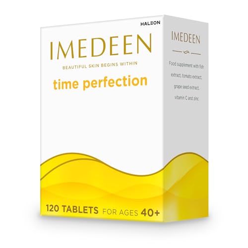 Frente de la caja de IMEDEEN Time Perfection para ritual diario de cuidado